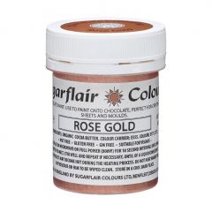 Sugarflair Chocolate Paint - Rose Gold - 35g